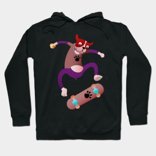 Skater dog Hoodie